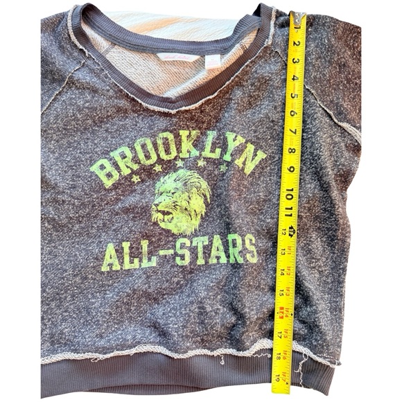 Derek Heart Brooklyn All Stars Cropped Tee NWT - Picture 7 of 8